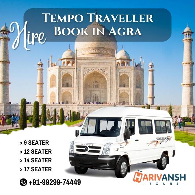 Tempo Traveller Book in AGRA