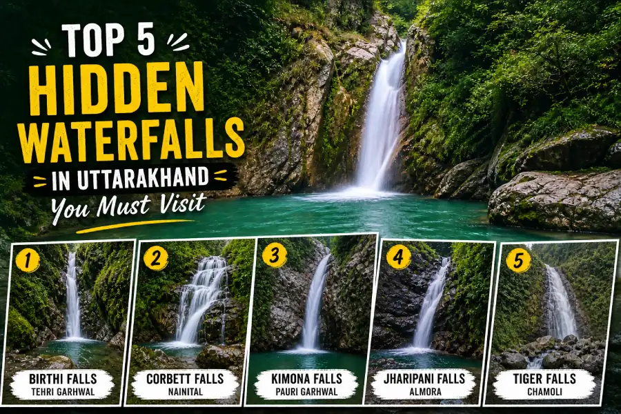 Waterfalls in Uttarakhand
